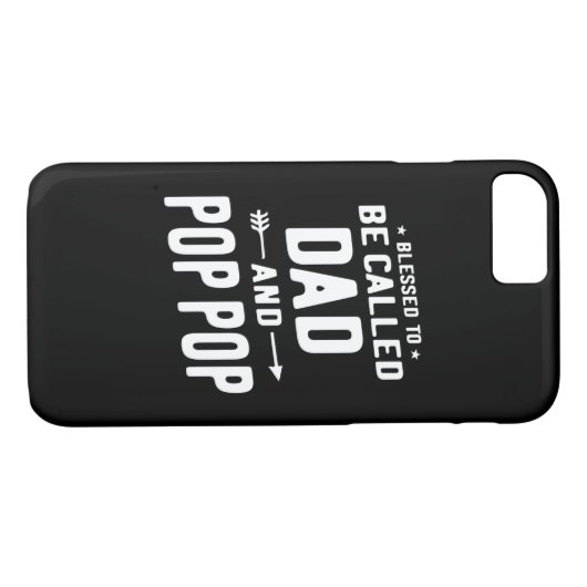 Mannen Pop-Pop vaders genoemd Case-Mate iPhone Case (Achterkant (Horizontaal))