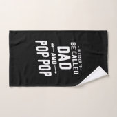 Mannen Pop-Pop vaders genoemd Handdoek (Handdoek)