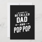 Mannen Pop-Pop vaders genoemd Kaart (Voorkant)