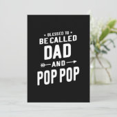 Mannen Pop-Pop vaders genoemd Kaart (Staand voorkant)