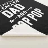 Mannen Pop-Pop vaders genoemd Sherpa Deken (3/4)