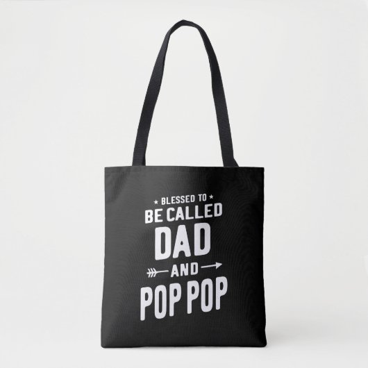 Mannen Pop-Pop vaders genoemd Tote Bag (Voorkant)