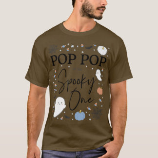 Mannen Pop Pop van de Spooky One First Birthday Bo T-shirt