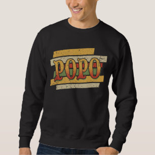 Mannen Popo Retro stiefvader Trui