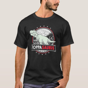 Mannen poppa idee van kleinkinderen Mannen Trex po T-shirt