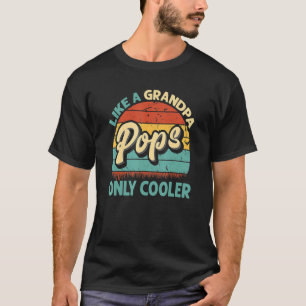 Mannen Poppen als een opa alleen koel Vintage pa F T-shirt