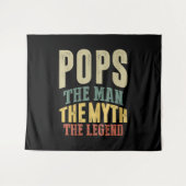 Mannen Poppen Het Man Myth Legend Father Gift Wandkleed (Voorkant (horizontaal))