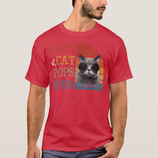 Mannen  Poppen met beste kat ooit Funny Cat Poppen T-shirt