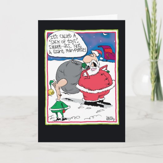 Mannen portemonnee grappige kaart (Voorkant)