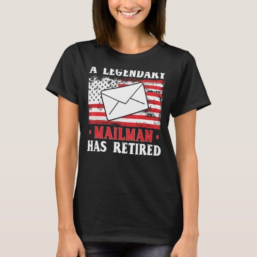 Mannen postbode heeft postbode del t-shirt (Voorkant)