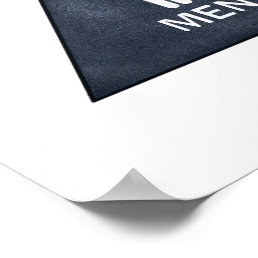 Mannen Poster (Hoek)