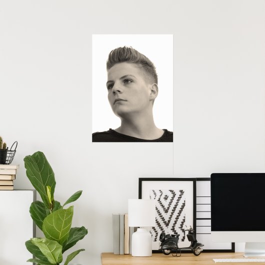 Mannen Poster (Thuiskantoor)