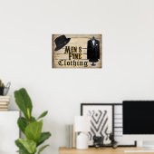 Mannen Poster (Thuiskantoor)