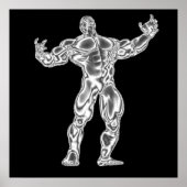 Mannen Poster Bodybuilding (Voorkant)