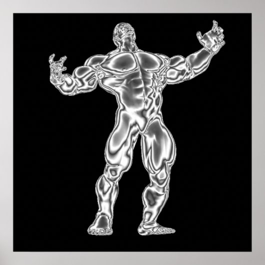 Mannen Poster Bodybuilding (Voorkant)