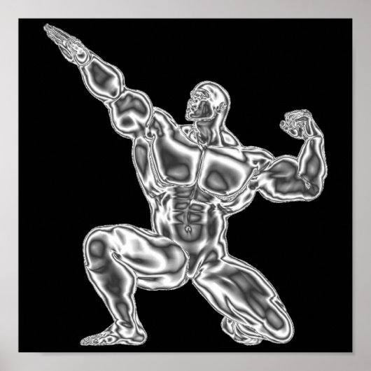 Mannen Poster Bodybuilding (Voorkant)