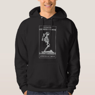 Mannen Praying Skeleton forward observatiegroep Hoodie