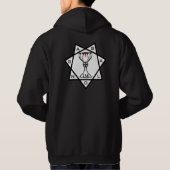 Mannen Pride Star van Babalon Logo Hoodie (Achterkant)