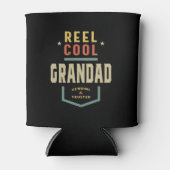 Mannen Product Reel Cool Grandad Vist Gift Blikjeskoeler (Voorkant)