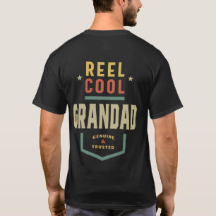 Mannen Product Reel Cool Grandad Vist Gift T-shirt