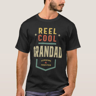Mannen Product Reel Cool Grandad Vist Gift T-shirt