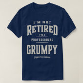 Mannen Professional Grumpy Dad Grandpa Edition T-shirt (Design voorkant)