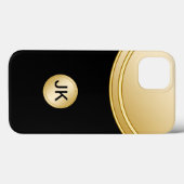 Mannen professioneel monogram Case-Mate iPhone case (Achterkant (horizontaal))