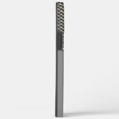 Mannen professionele monogram metallic look Case-Mate iPhone case (Achterkant / Rechts)