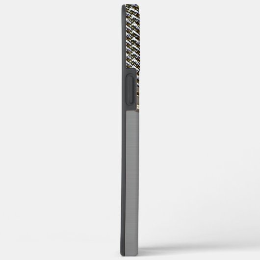 Mannen professionele monogram metallic look Case-Mate iPhone case (Achterkant / Rechts)