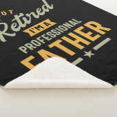 Mannen professionele vader in ruste sherpa deken (3/4)