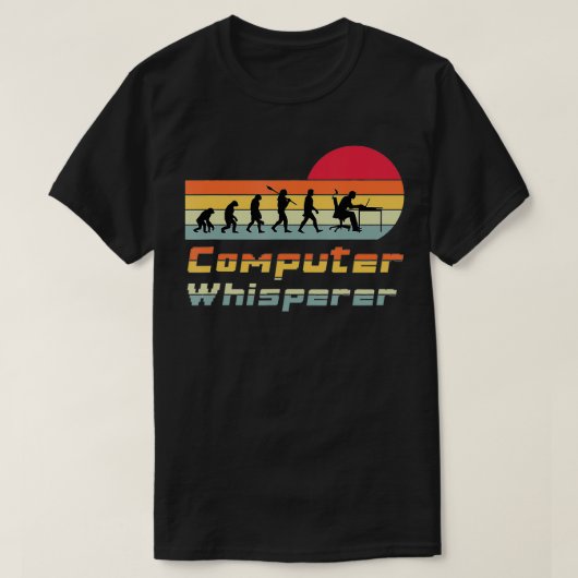 Mannen programmeerprogramma voor computerprogramma t-shirt (Design voorkant)