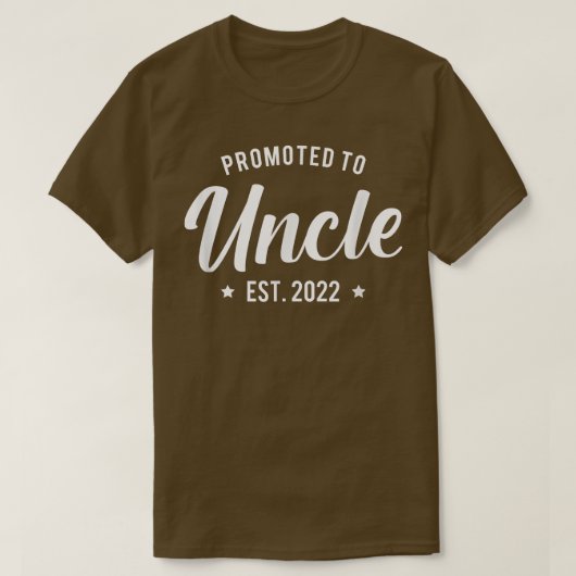 Mannen promoot aan oom 2022 t-shirt (Design voorkant)