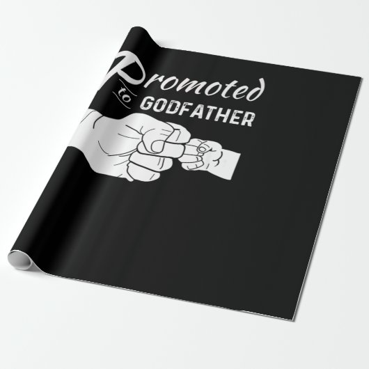 Mannen promoot de godfather oomvaders dag cadeau cadeaupapier (Uitgerold)