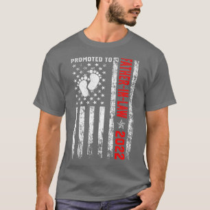 Mannen promoot naar FatherInLaw 2022 Retro America T-shirt