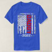 Mannen promoot naar papa 2022 eerste vaderdag t-shirt (Design voorkant)