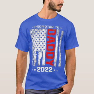 Mannen promoot naar papa 2022 eerste vaderdag t-shirt