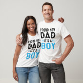 Mannen promoot naar papa Vaderdag Proud New Dad T-shirt (Unisex)