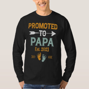 Mannen promotie naar Papa 2023 Zwangerschap T-shirt
