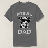 Mannen Proud Pitbull Pap Mannen Pit Bull Dog grapp T-shirt (Design voorkant)