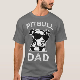 Mannen Proud Pitbull Pap Mannen Pit Bull Dog grapp T-shirt