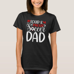 Mannen Proud Voetbal Pap Voetbalspeler Vaderdag 2 T-shirt