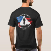 Mannen PSDF T-Shirt (Achterkant)