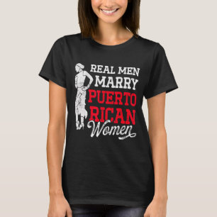 Mannen Puerto Rico Proud American People Puer T-shirt