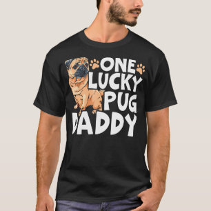 Mannen Pug Papa Hondenfokker Hondeneigenaar Honden T-shirt