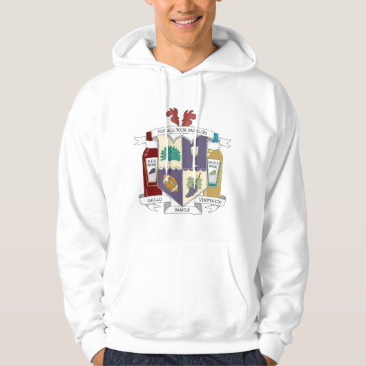 Mannen Pullover Hoodie (Voorkant)