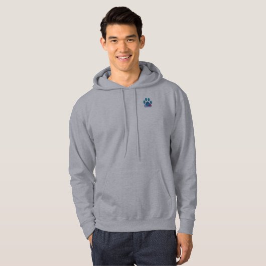 Mannen Pullover Hoodie (Voorkant volledig)
