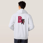 Mannen Pullover Hoodie: Dappere (20202) (Achterkant volledig)