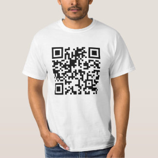 Mannen Qr-code T-shirt