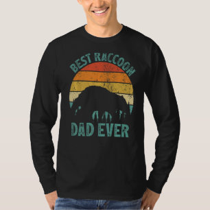 Mannen Raccoon  beste Raccoon vader ooit vader T-shirt