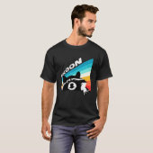 Mannen Racoon T-shirt (Voorkant volledig)